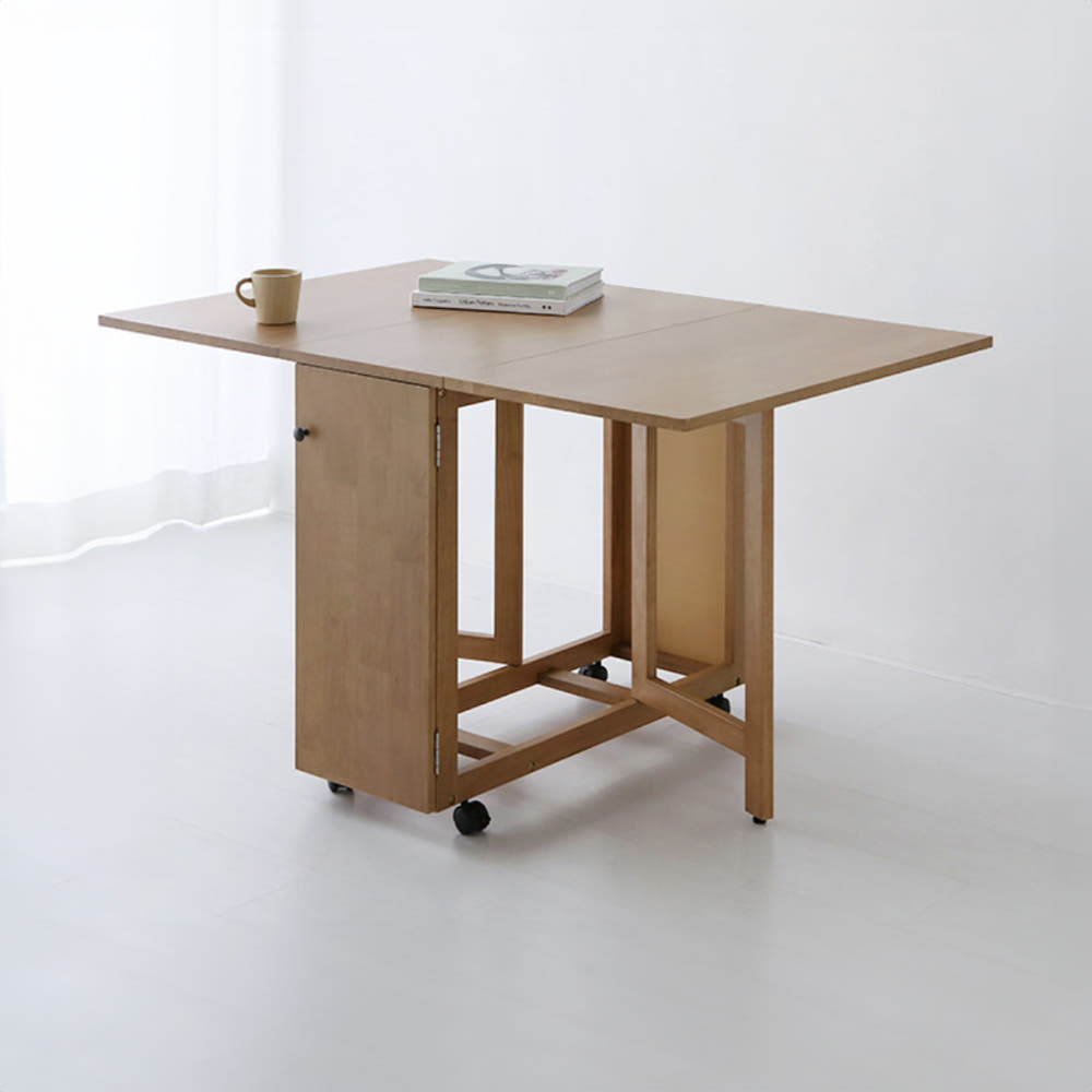 필몬 4인 원목접이식테이블 세트 DCM74120 1200mm, 캄포어베니어 7512.3271