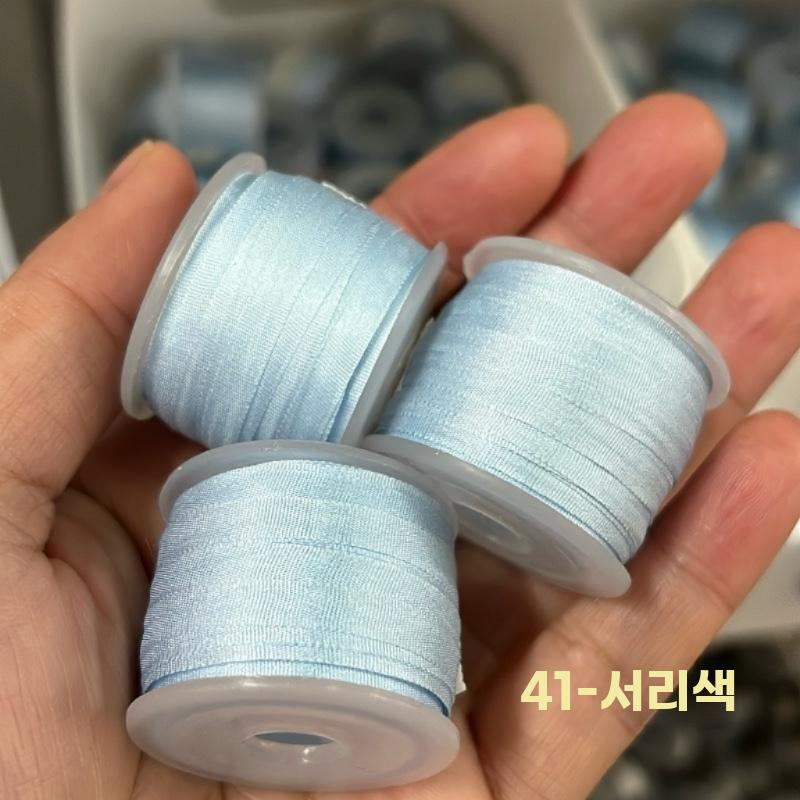 실크리본 10m DIY공예리본 66컬러 인형의상헤어리본 - 상세 이미지 2
