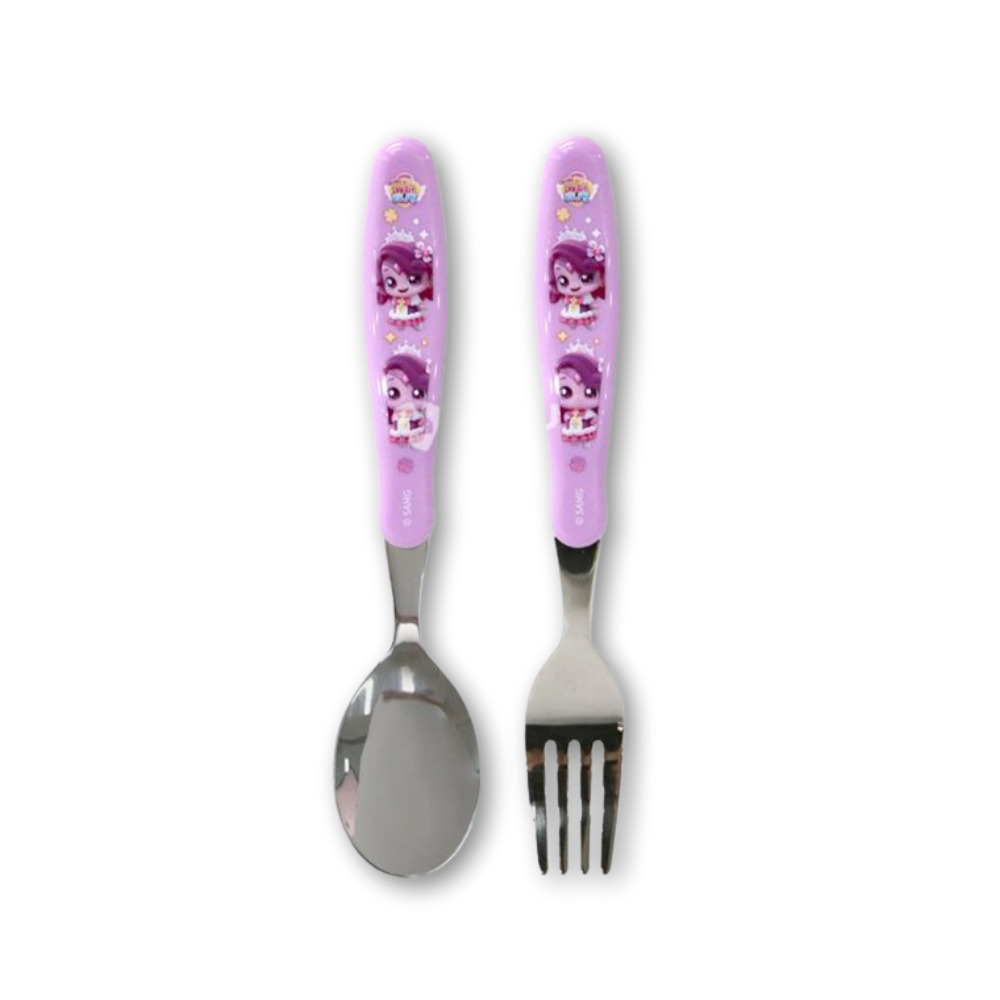 캐치티니핑 행운핑 어린이집 유아 스푼 포크 세트 유치원 - 상세 이미지 2