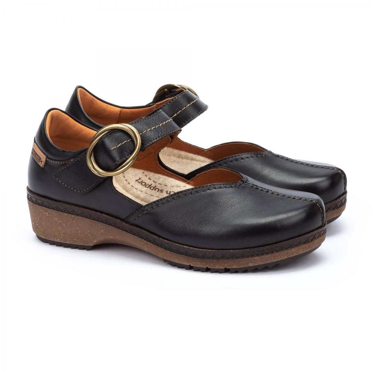 피콜리노스 컴포트 클래식 펌프스 로우 힐 GRANADA W0W-4837 BLACK - 상세 이미지 2