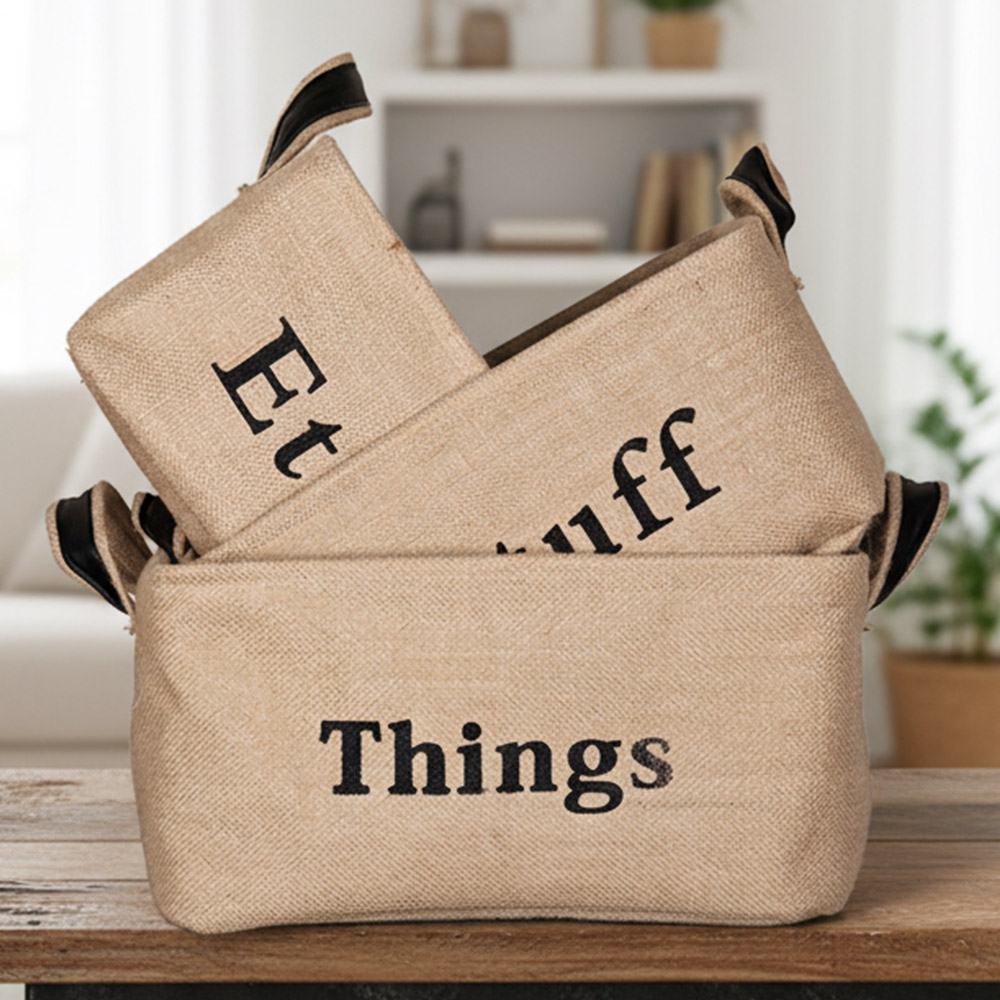 사각 패브릭바구니 장난감 수건보관함 정리 바스켓 미니 손잡이 다용도 S