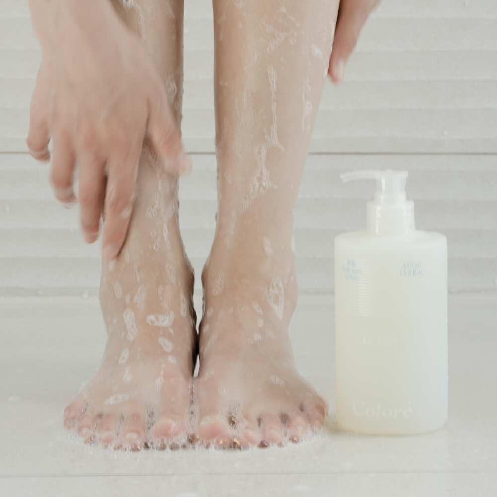 르주르 저자극 고보습 아기바디클렌저 유아 밀크 바디워시 450ml 이미지 6
