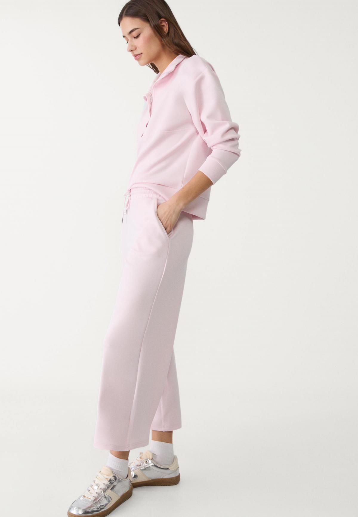 스트라디바리우스 소프트터치 와이드 밴딩 팬츠 7763/371 PASTEL PINK - 상세 이미지 5