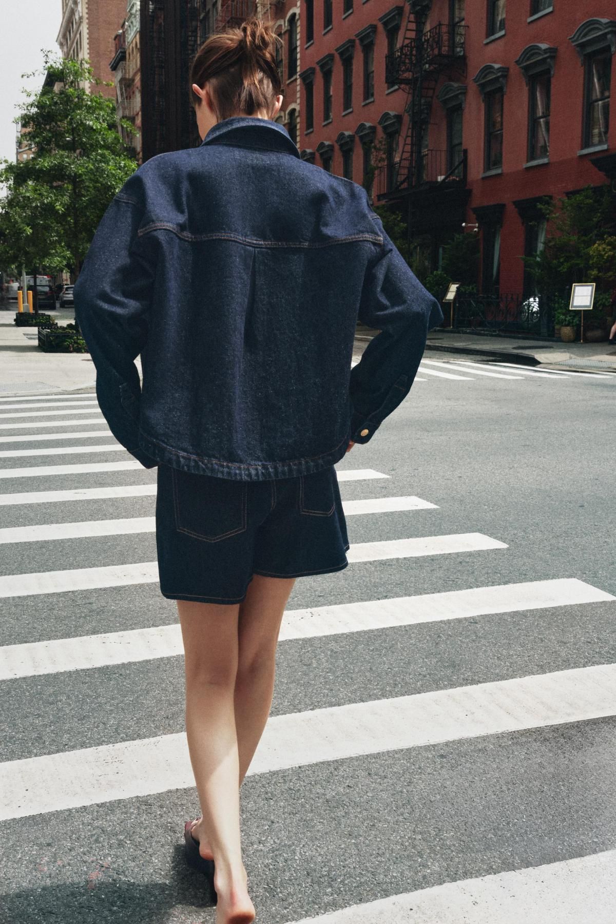 자라 데님 캐주얼 Z1975 데님 재킷 0108/221 BLUE - 상세 이미지 4