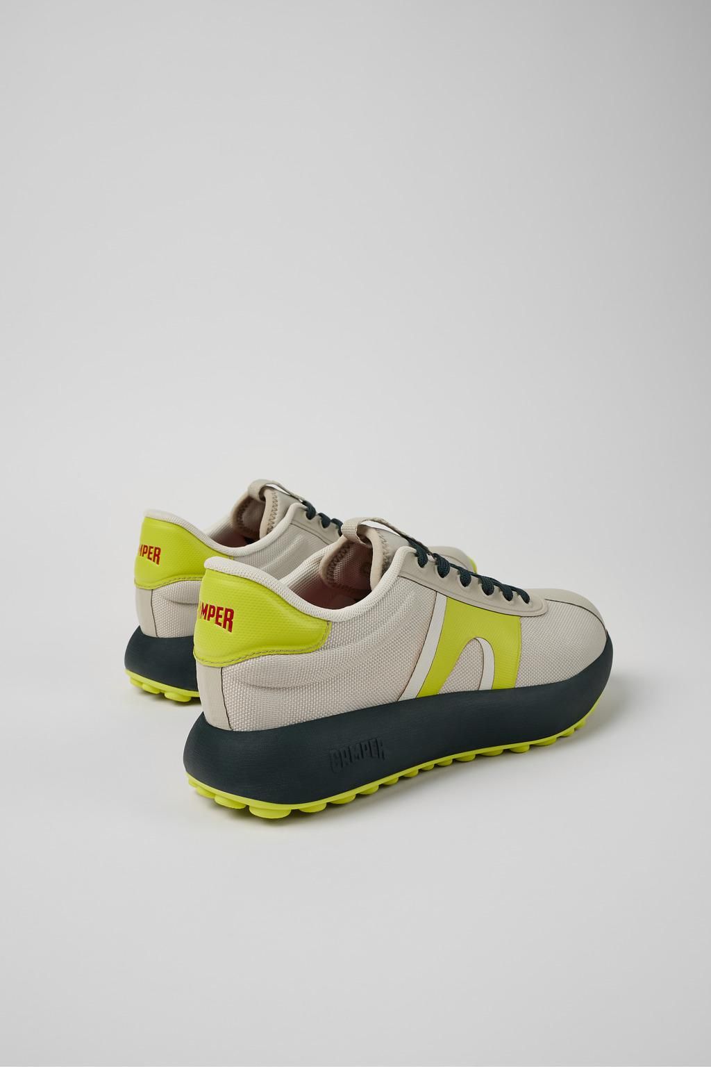 캠퍼 테크니컬 리사이클 그레이옐로우 로우탑 스니커즈 Pelotas Athens K201614-011 GREY - 상세 이미지 3