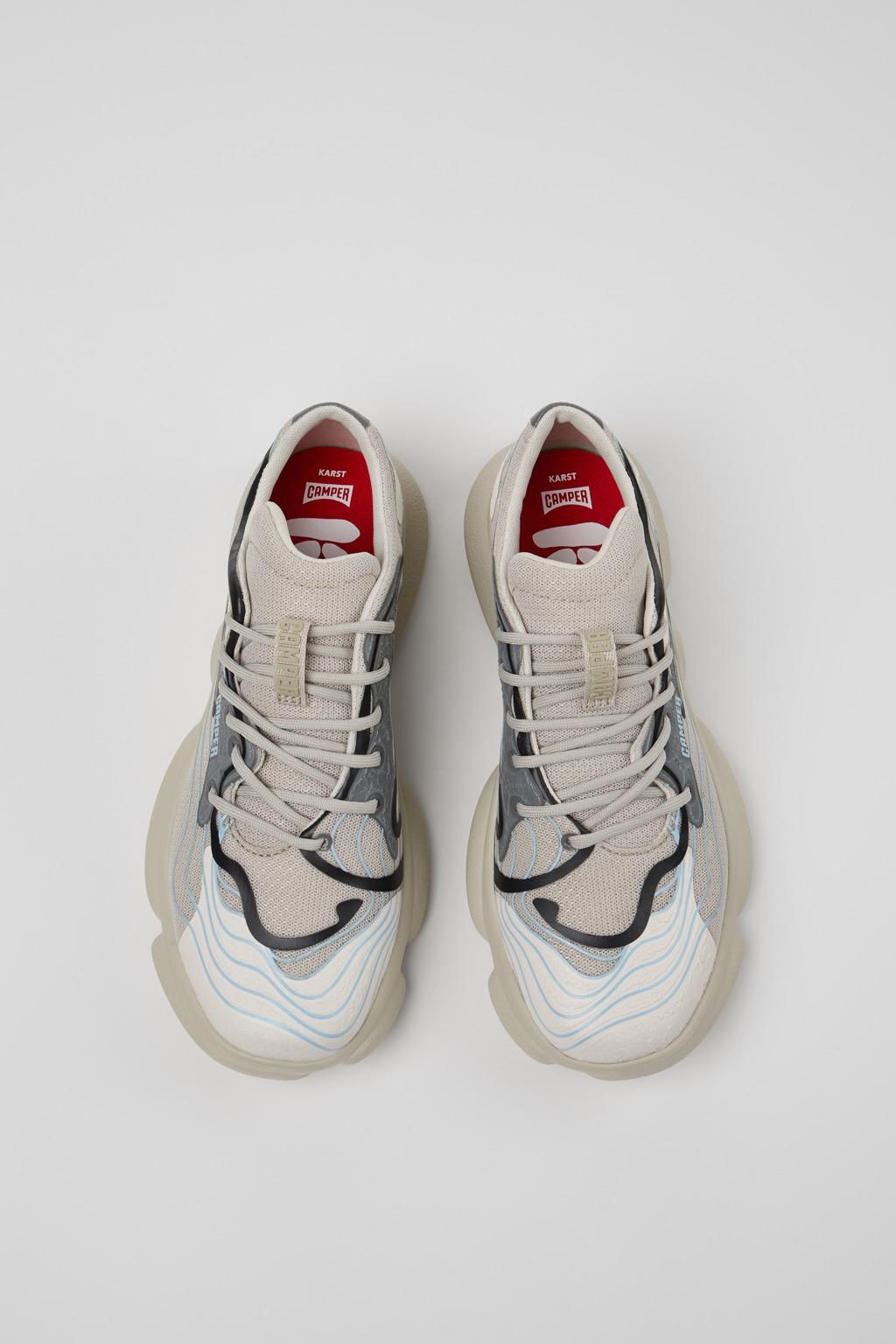 캠퍼 멀티컬러 친환경 리사이클 PET 테크니컬 여성 플랫폼 스니커즈 Karst K201694-002 MULTICOLOR - 상세 이미지 4