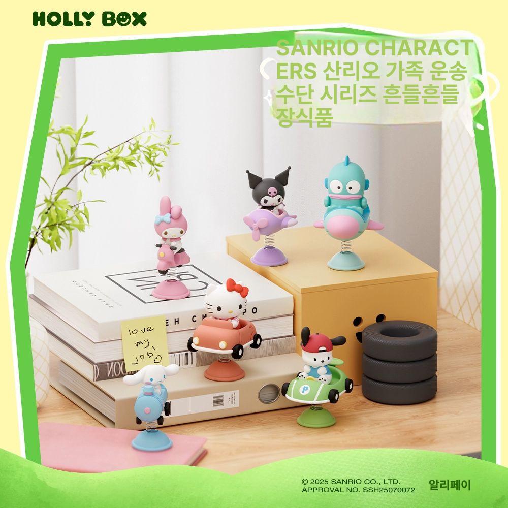 산리오 패밀리 로킹 음악 장식 자동차 데스크탑 선물 인테리어 키티 시나모롤 쿠로미 포차코 - 상세 이미지 3