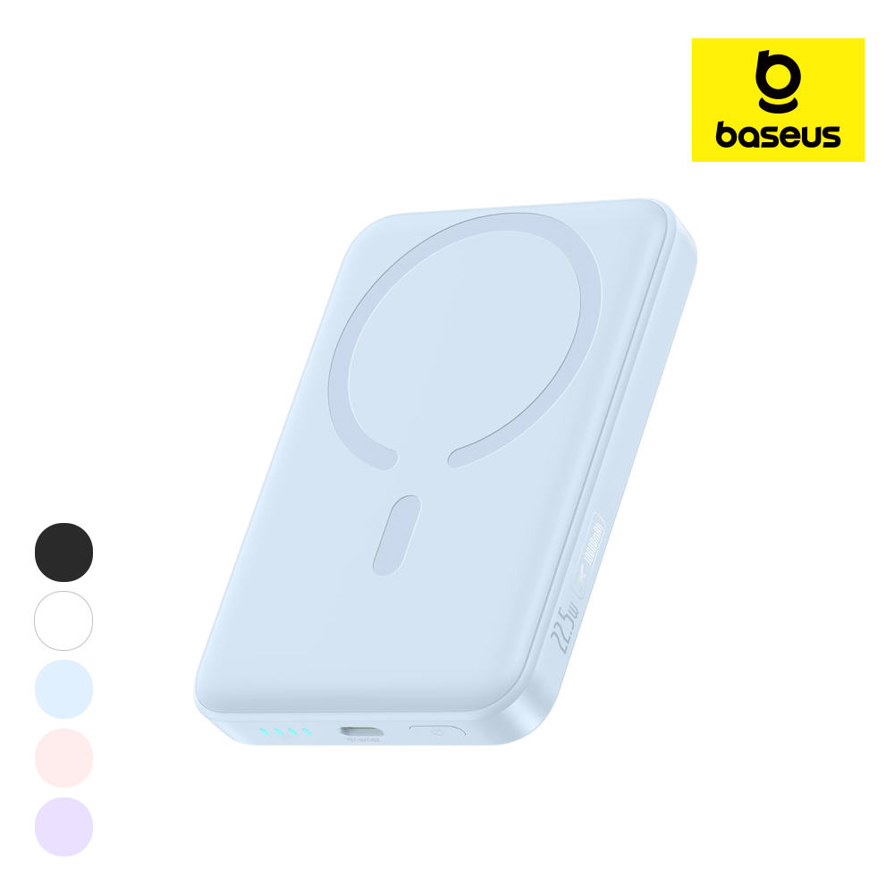 베이스어스 맥세이프 보조배터리 초고속 무선 충전 고속 10000mAh 22.5W FM11 - 메인 이미지