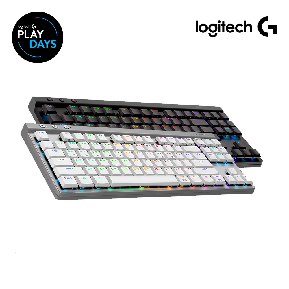 [스페셜 전판 키캡 +장패드 증정] 로지텍코리아 공식 G515 LIGHTSPEED TKL 무선게이밍키보드 화이트, 적축 - 상세 이미지 3
