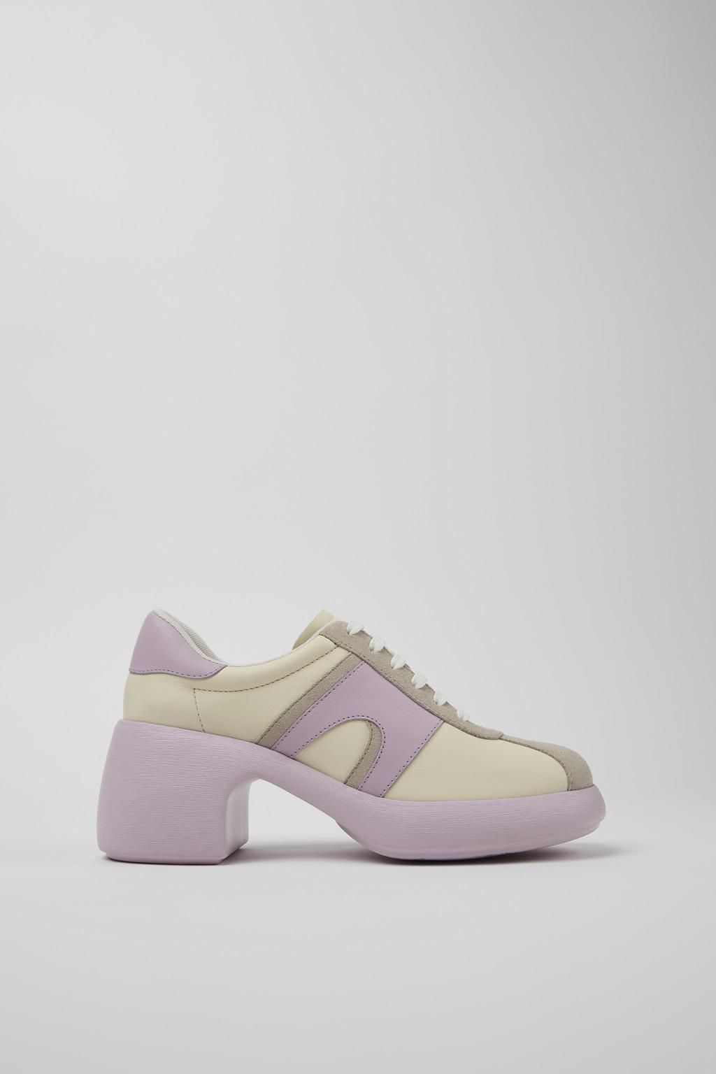 캠퍼 라벤더 힐 레더 스니커즈 Thelma K201598-004 WHITE - 상품 이미지