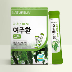 국내산 여주환 100프로 스틱 작은환 씨앗 뺀 여주 환 효능 30포, 1... 맛있게 먹은 솔직 후기 - 상품 이미지 1