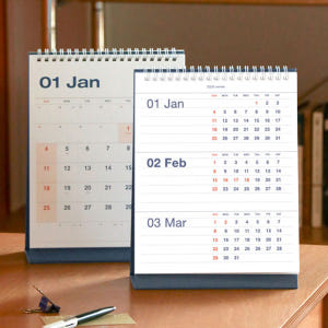 2026년 탁상달력 3개월 3단 책상달력 회사 업무 스케줄 메모 병원 양... 실사용 후기 | 효과 있을까? - 상품 이미지 1