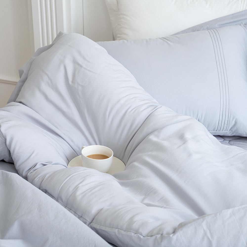 쿠에뜨 호텔침구 알러지케어 차렵이불 안감 모달 무지 세인트 SS 신혼이불