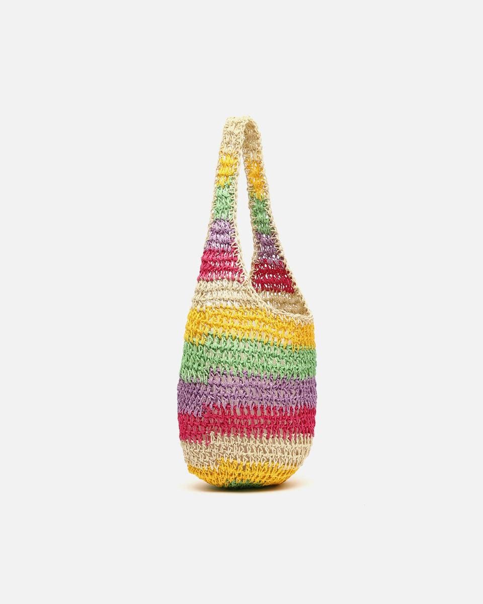 미사코 멀티컬러 라피아 이펙트 숄더백 Legi-4800369100016 MULTICOLOR - 상세 이미지 2