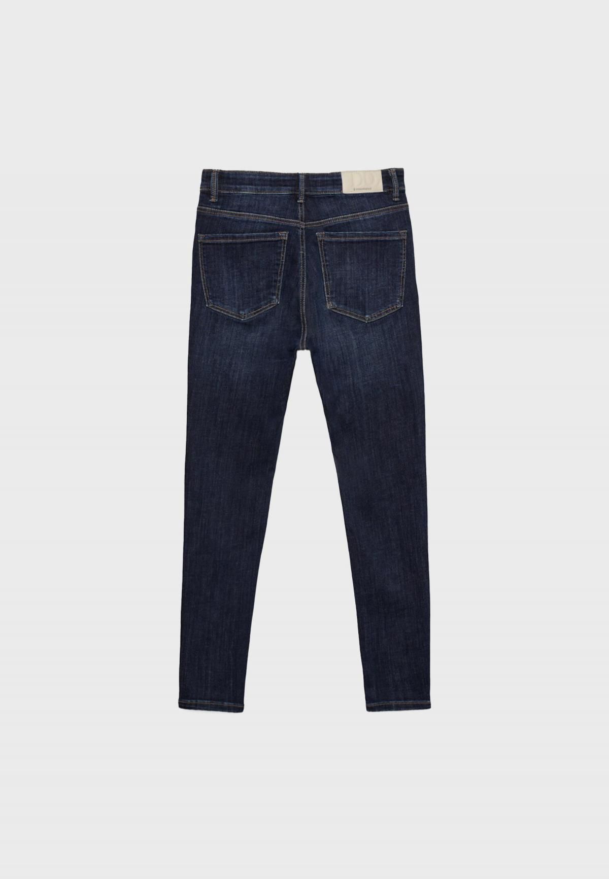 스트라디바리우스 슈퍼스트레치 레귤러 스키니핏 데님 청바지 1400/500 OVERDYED BLUE DENIM - 상세 이미지 4