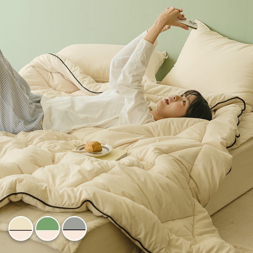 바자르 몽실몽실 먼지없는 극세사 반려동물 양면 겨울 차렵이불 SS