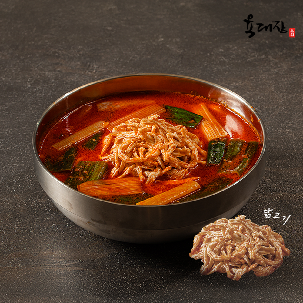 [신제품] 닭개장 원조 옛날전통육개장 [육대장본점] 파개장 육대장 육계장 밀키트850g 2인분 - 상세 이미지 2