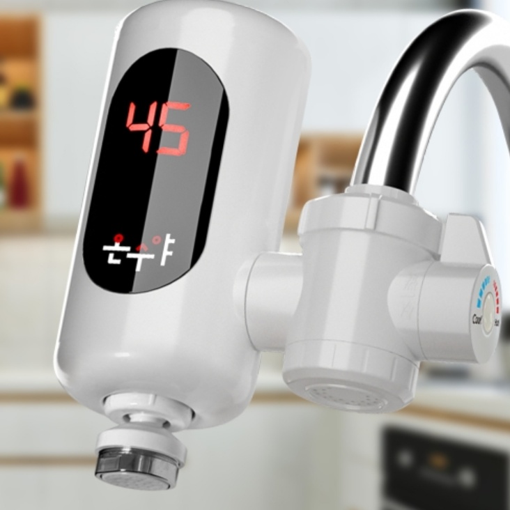 캠핑장 수도용 순간전기온수기 세로형 화장실 탕비실 순간온수기 HV-888