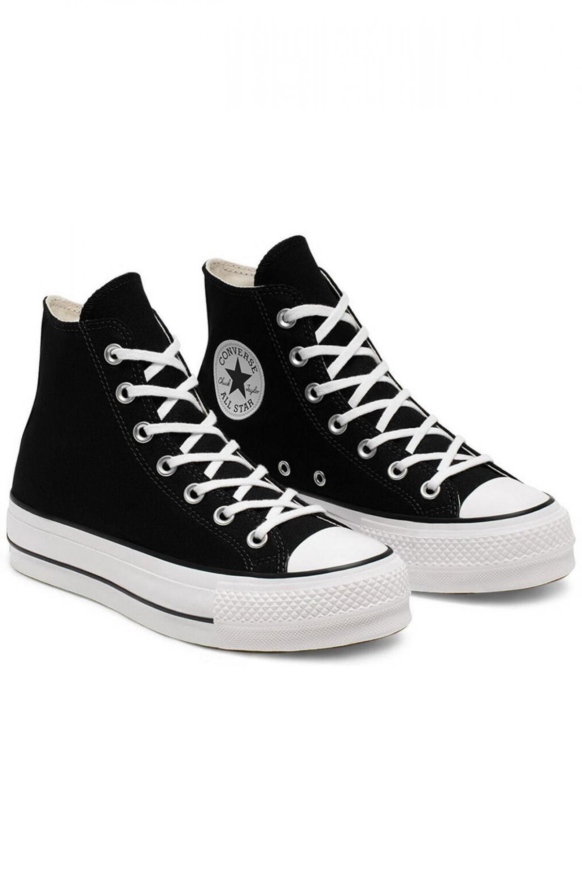 컨버스 플랫폼 하이탑 스니커즈 Chuck Taylor All Star Lift 9201591 NEGRO - 상세 이미지 3