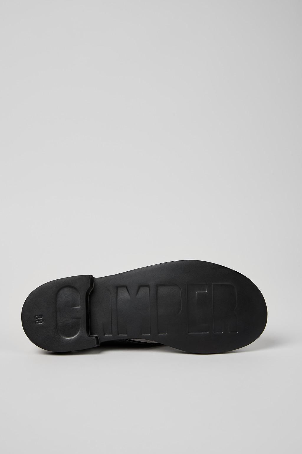 캠퍼 미니멀 블랙 크로스 스트랩 샌들 Edy K201384-005 BLACK - 상세 이미지 5