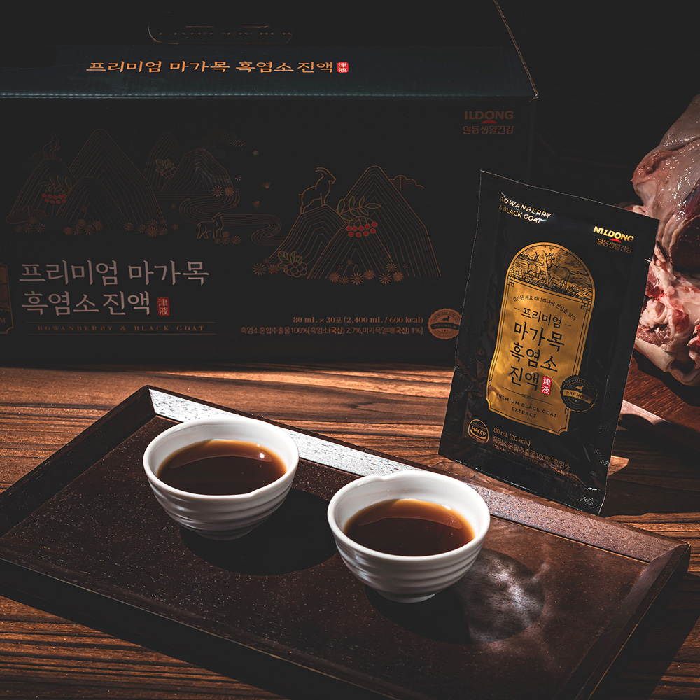 일동생활건강 프리미엄 마가목 흑염소진액 30포, 3개 - 상세 이미지 4