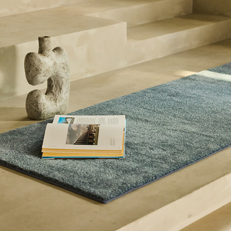 벨기에 ORION NEW 오리온 뉴 커트 롱 파일 러그 슬레이트블루, 러너S_800x2000mm