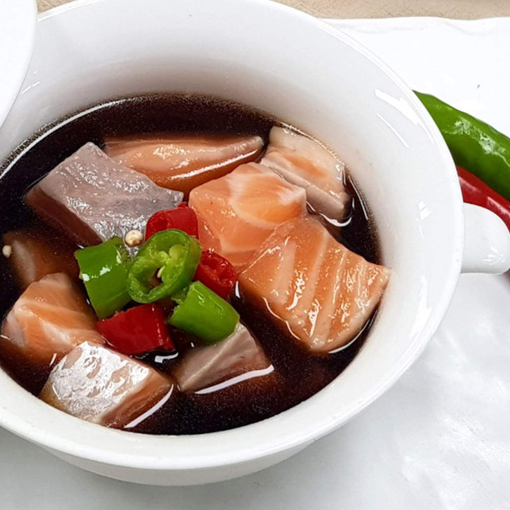 노르웨이산 순살 연어장 330g 저염 간장 입에서녹는 감칠맛 밥도둑 제철진미 순살전복장 - 상세 이미지 3