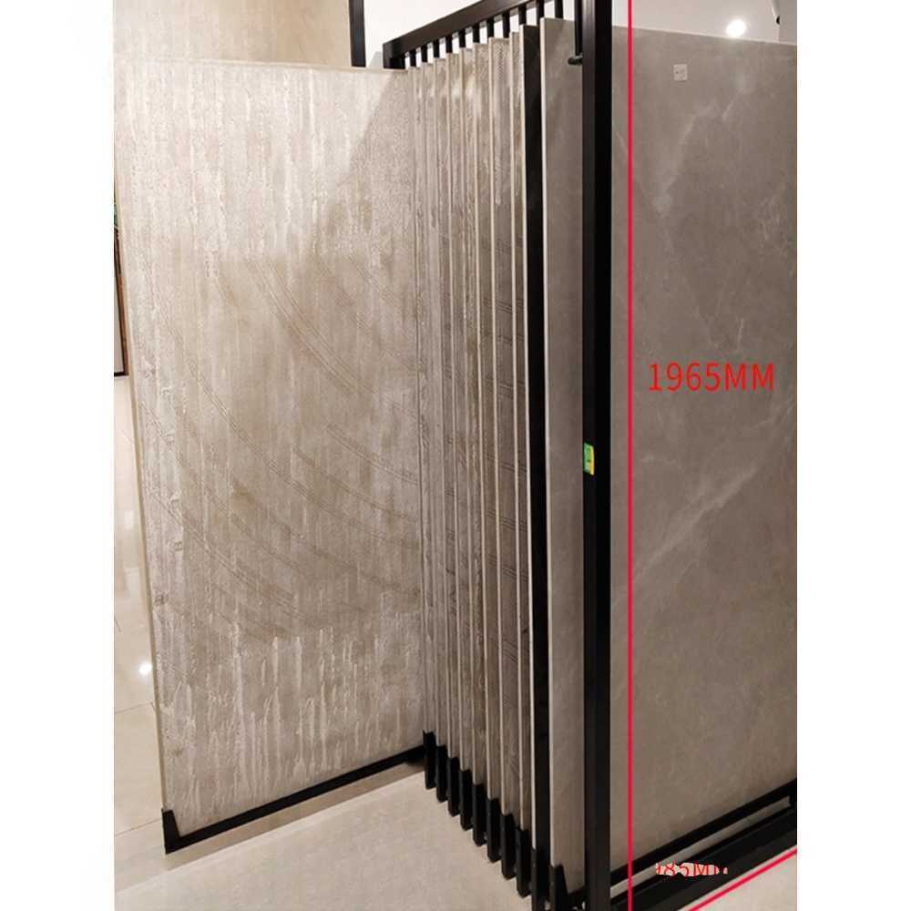타일 진열대 샘플 받침대 전시장 인테리어 전시 거치 800x800mm 양면 20칸 - 상세 이미지 3