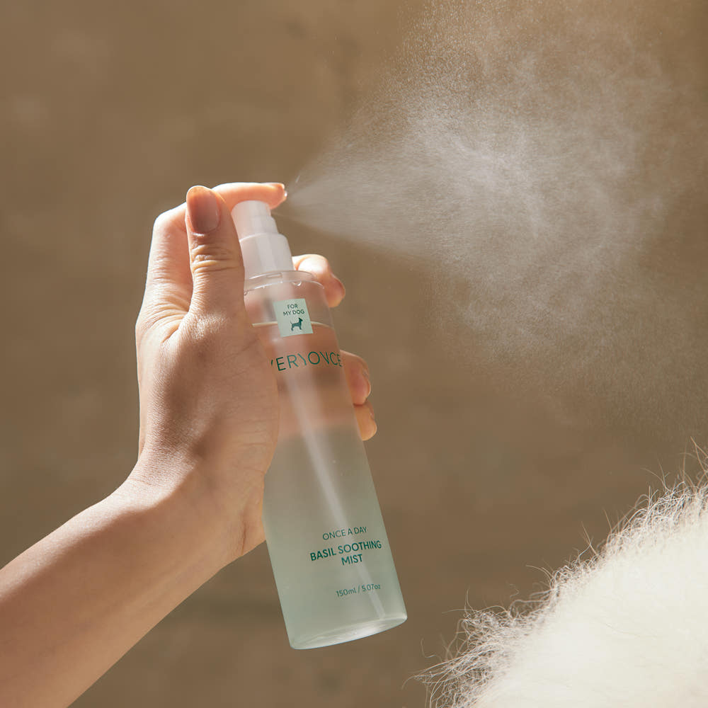 에브리원스 강아지 미스트 보습 저자극 애견 천연 보습제 바질 수딩 150ml, 1개 이미지 3