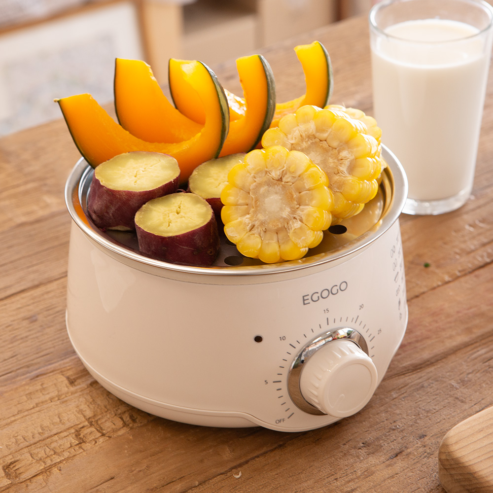 계란찜기 에고고 에그쿠커 계란 호빵 만두 고구마 삶는기계 1단