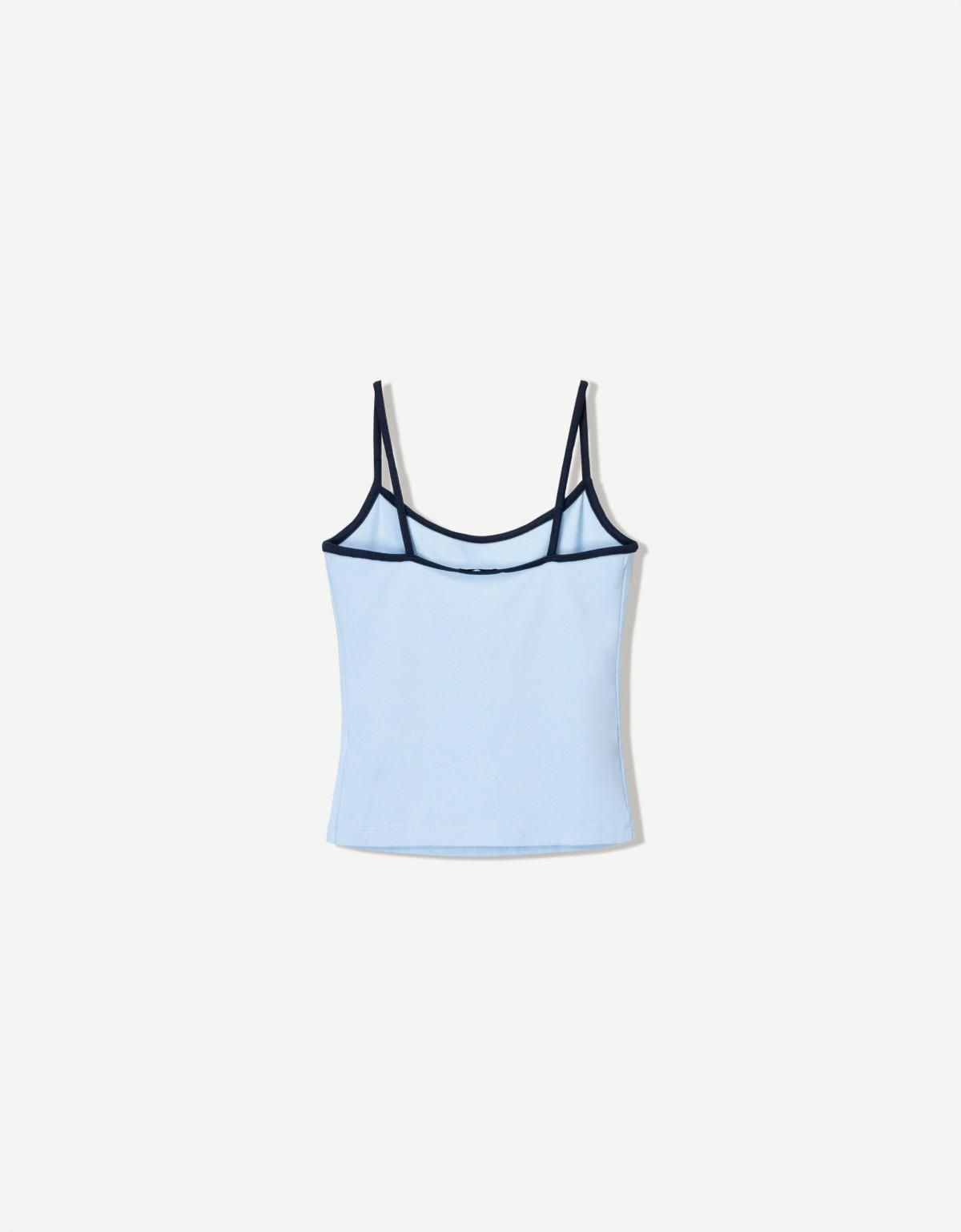 버쉬카 스트랩 탑 3941/443 LIGHT BLUE - 상세 이미지 5
