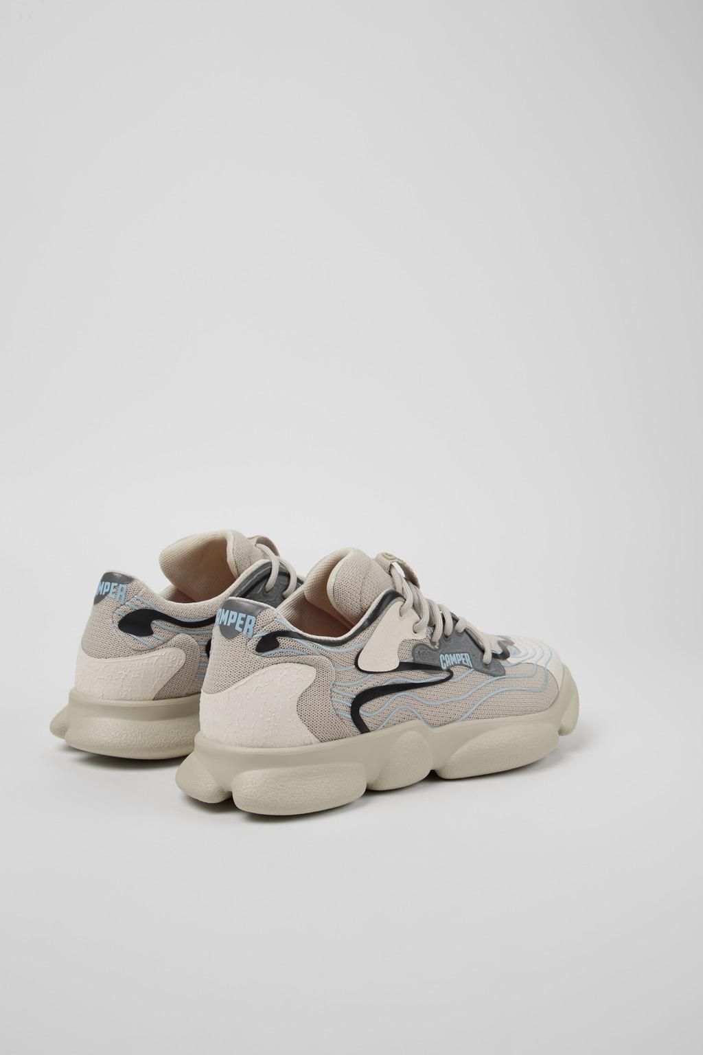 캠퍼 멀티컬러 친환경 리사이클 PET 테크니컬 여성 플랫폼 스니커즈 Karst K201694-002 MULTICOLOR - 상세 이미지 3