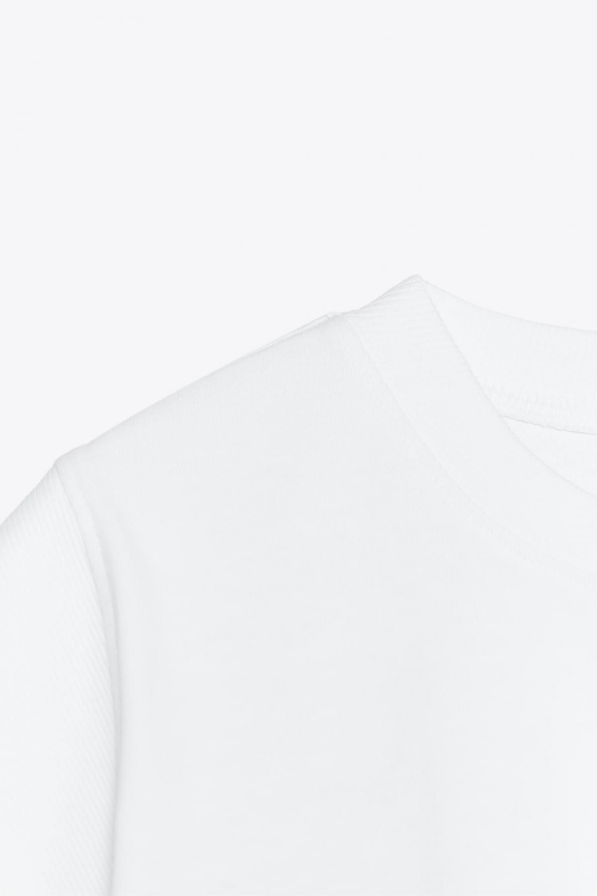 자라 워싱 민소매 티셔츠 3253/347 WHITE - 상세 이미지 5