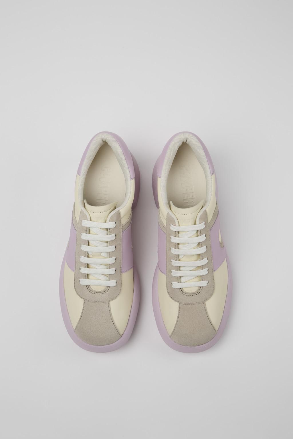 캠퍼 라벤더 힐 레더 스니커즈 Thelma K201598-004 WHITE - 상세 이미지 4