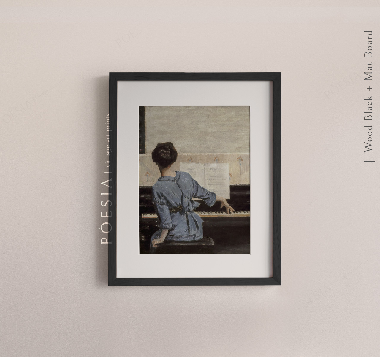 [윌리엄 아서 체이스] The Keynote 41×51.2 cm 매트&액자 포함 - 상세 이미지 2