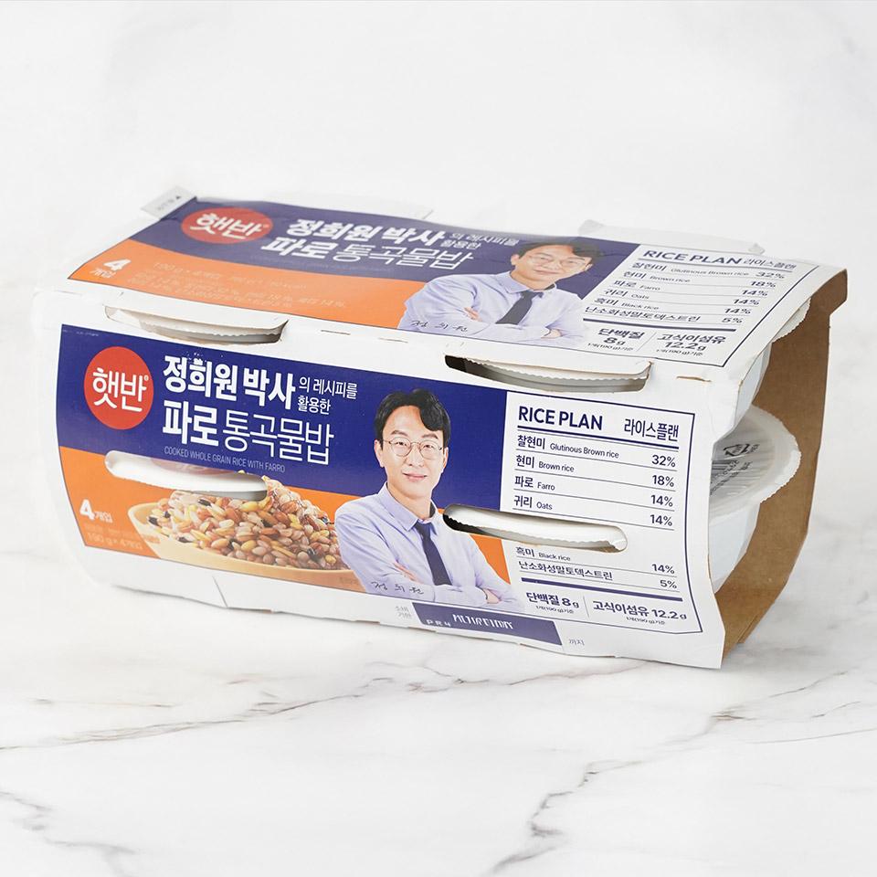 메가마트 CJ 햇반 파로통곡물밥 190gx4 - 상세 이미지 2