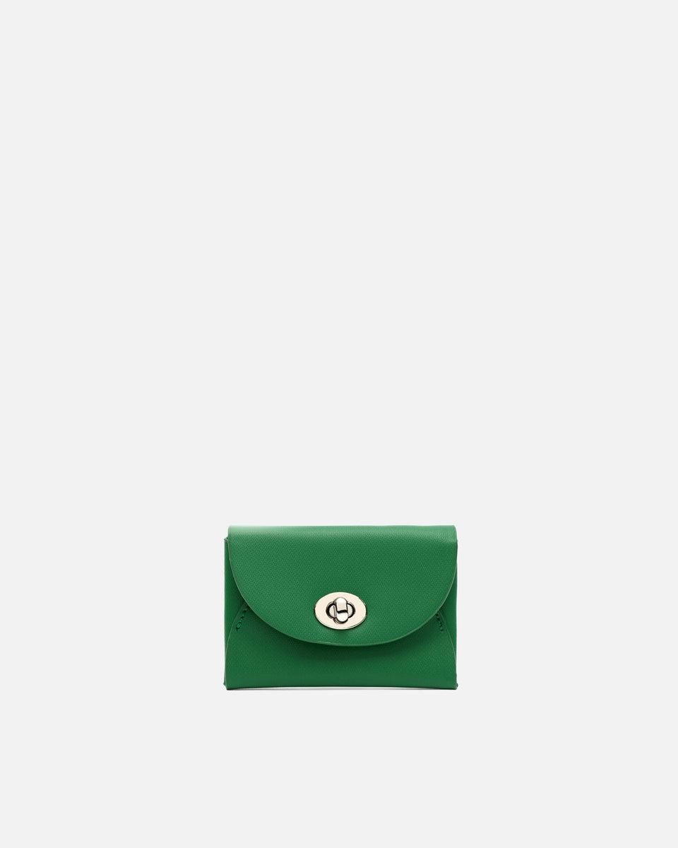 미사코 미니멀 메탈클래스프 그린 미니지갑 Lijia-4900274576019 GREEN - 상품 이미지