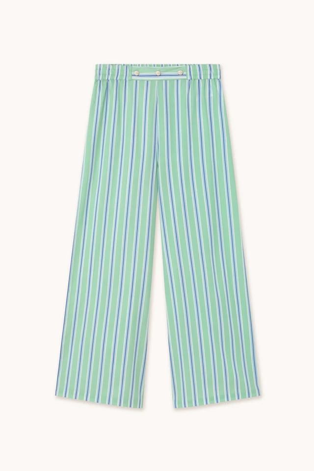 타이니코튼 스트라이프 와이드 팬츠 SS25-630R22 ONE COLOR - 메인 이미지