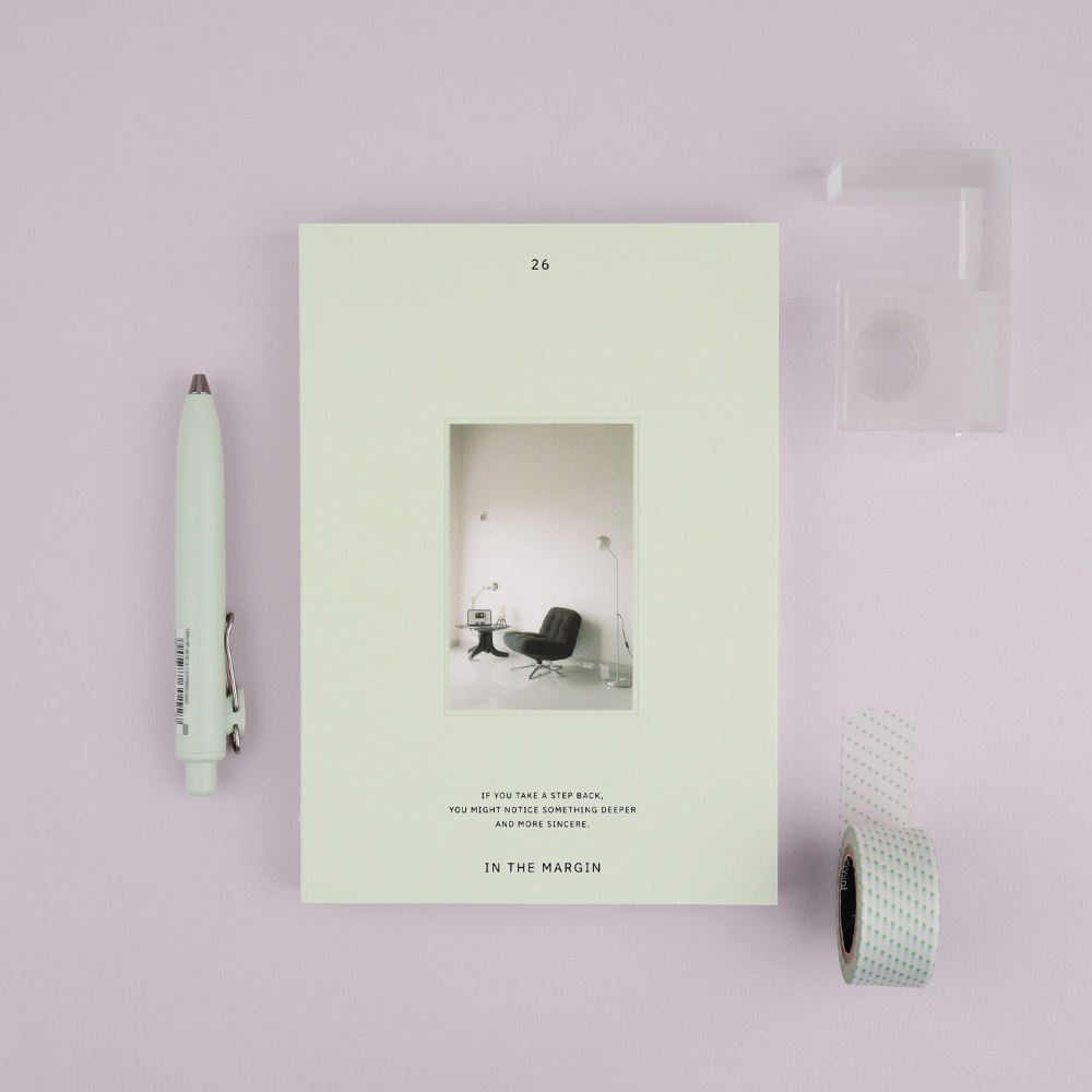 2026 심플다이어리 인더마진 날짜형 PVC 다이어리 - 상세 이미지 5