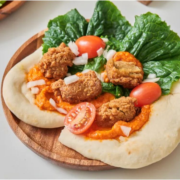 위미트 선물세트 프라이드 비건 치킨 후무스 3종세트 보냉에코백 1.5kg, 1개 - 상세 이미지 4