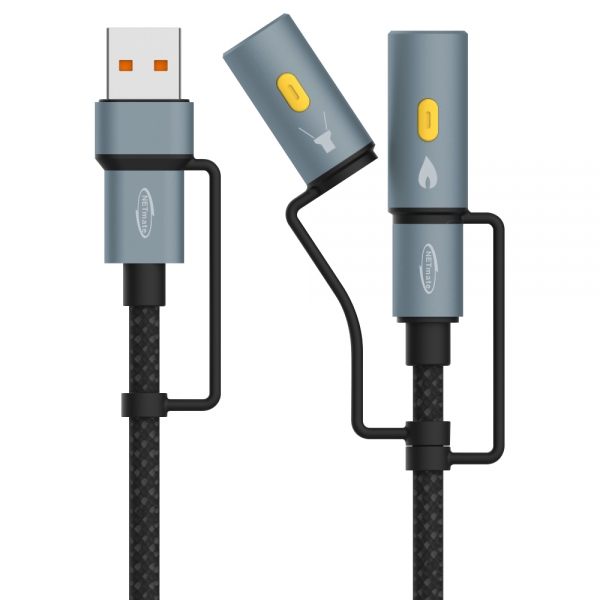 강원전자 넷메이트 라이터 & LED 손전등 캠핑용 USB C타입 케이블 NM-UCLA12 - 상세 이미지 3