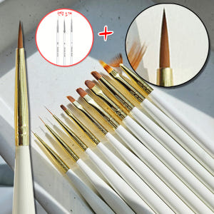 보니비 젤네일 브러쉬 아트 네일브러쉬 10mm (11) 솔직 후기 | 피부 타입별 분석 - 상품 이미지 1
