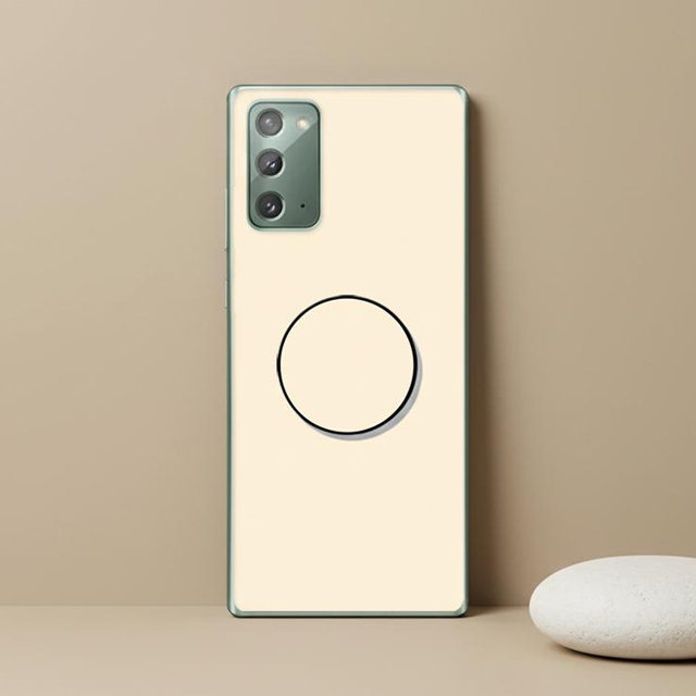 갤럭시 노트20 케이스 젤리 그립 톡홀더 스마트톡 세트 파스텔 베이지 제품 이미지