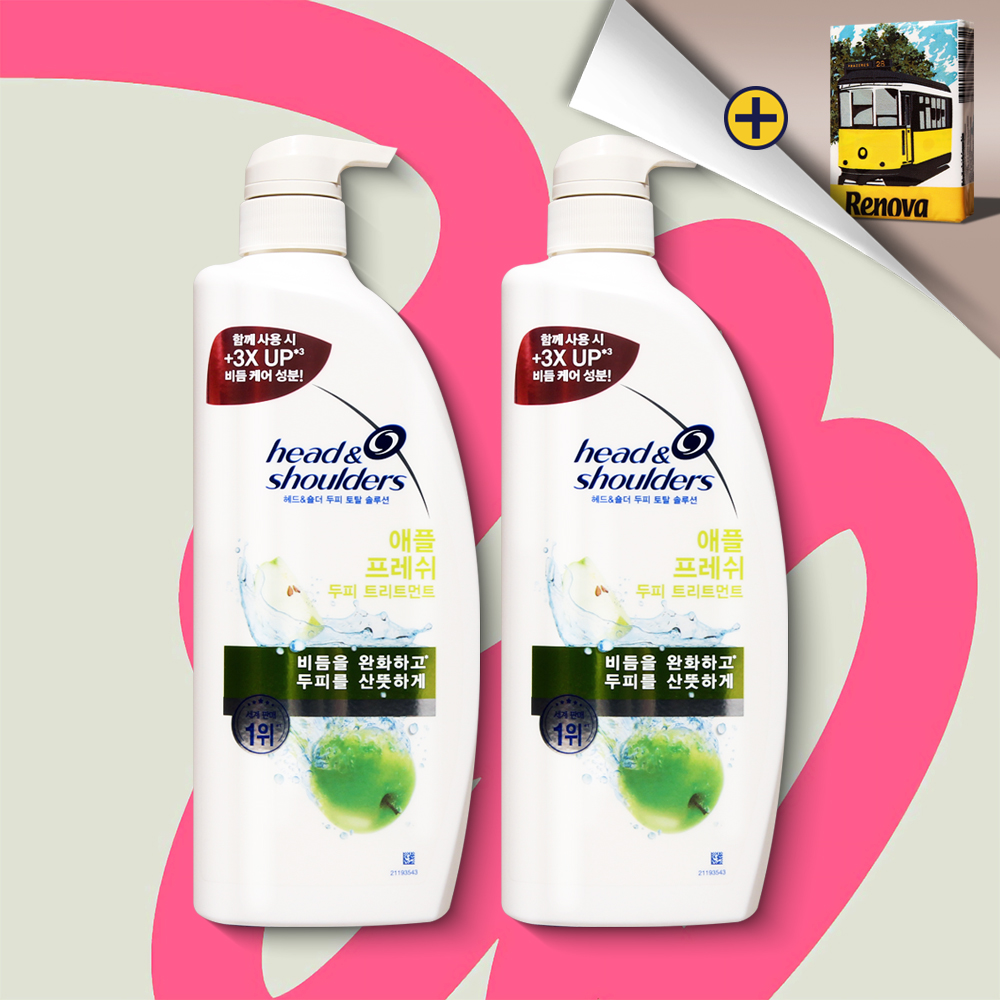 헤드앤숄더 애플프레쉬 트리트먼트 850ml 2개 - 메인 이미지