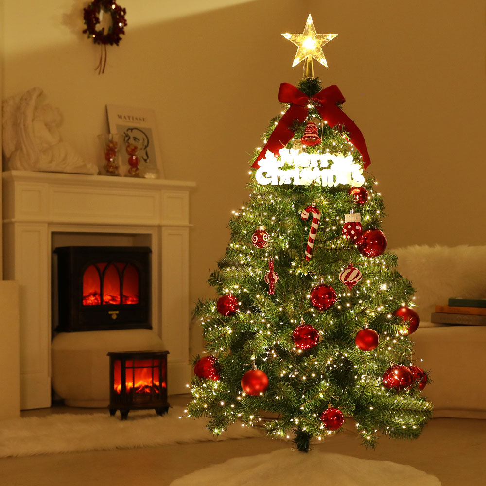 크리스마스트리 나무 장식 풀세트 에델린레드 1.2M 제품 이미지