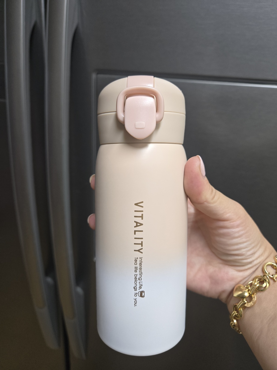 Life모아 텀블러 스텐 보온보냉 원터치 휴대용 가벼운 친환경 텀블러 350ml 500ml 이미지 7