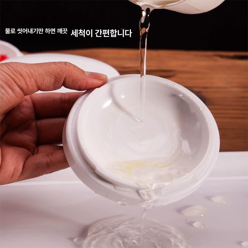 도자기 팔레트 배합 5단 미술 예술 색상 원형 도자기파레트 도자기팔레트 5단 방습 색상 팔레트 - 상세 이미지 3