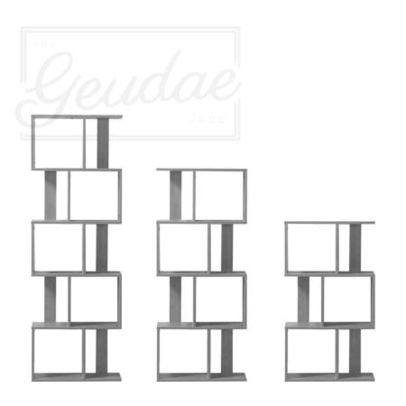별별샵협력사 그대여 오크 5단 퍼즐 책장 오픈장 거실책장 선반장