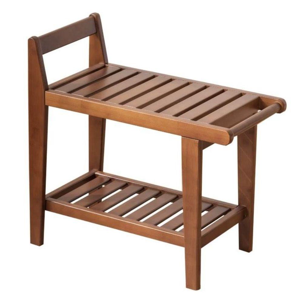 원목 목욕탕 나무 사우나 의자 방수 체어 목욕 벤치 샤워 욕조 원색 욕실 의자 60x40x42cm - 상품 이미지