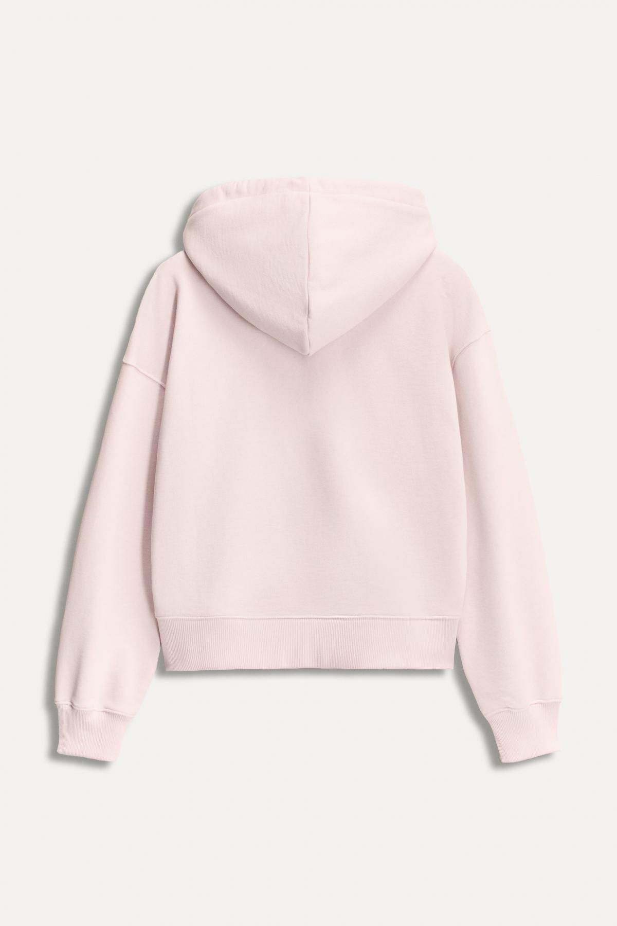자라 50주년 패치 집업 후드 스웨트셔츠 0085/014 PASTEL PINK - 상세 이미지 2